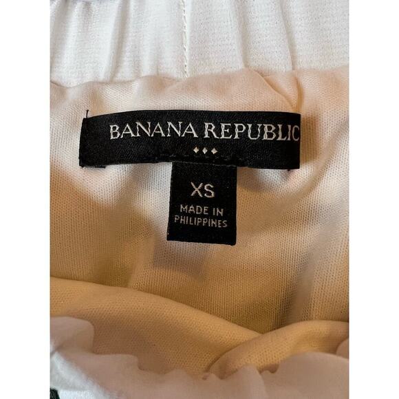 BANANA REPUBLIC Pleated Skirt Striped in Multicolors Women's Size XS - Picture 5 of 6